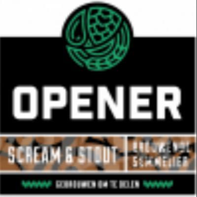 opener brouwerij scream en stout bier opener brouwerij scream en stout bier
